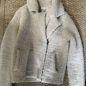 Barefoot Dreams CozyChic Zip Jacket Size S Excellent Condition!